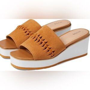 NYDJ Suede Rory Wedge Sandal